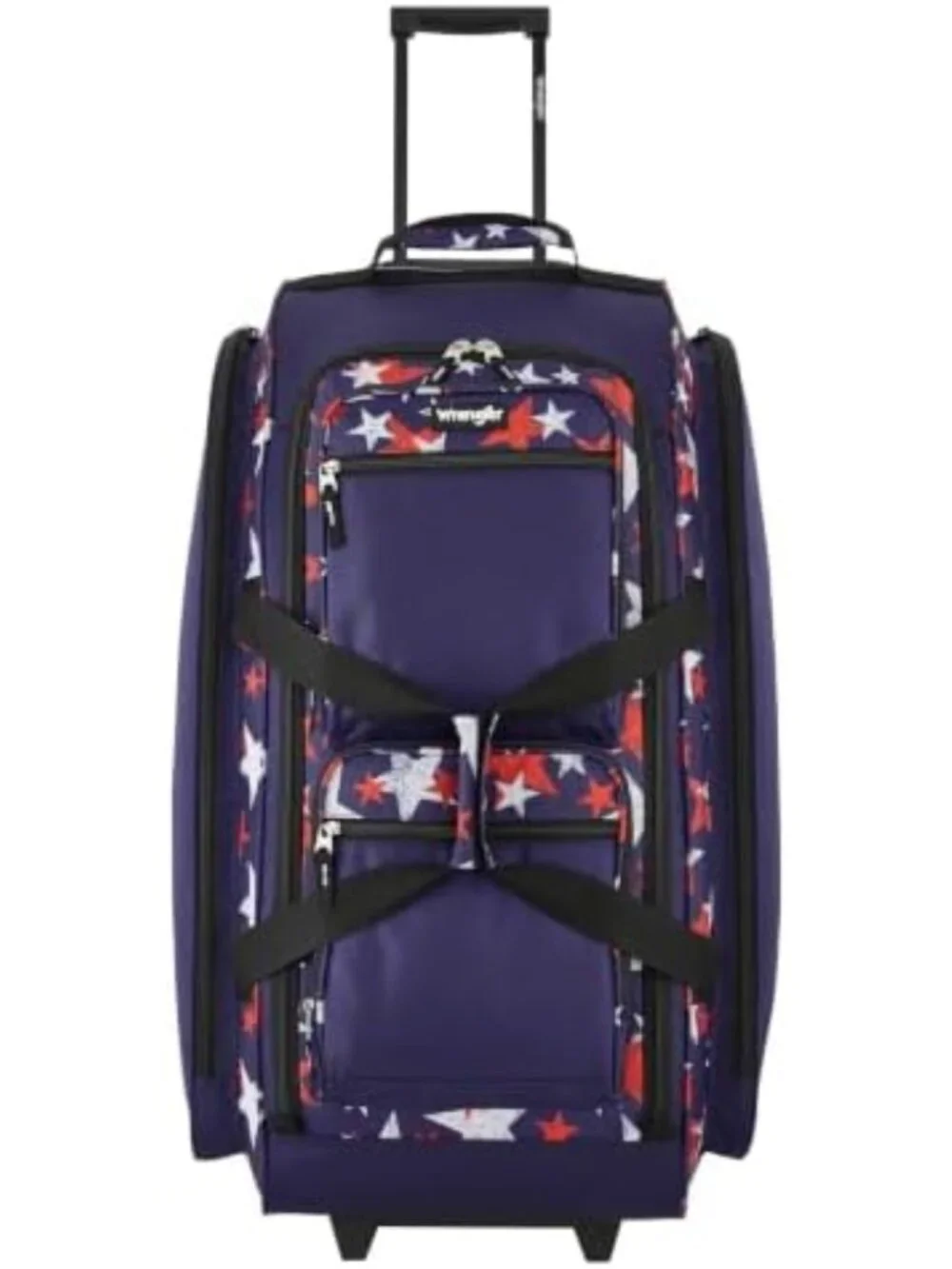 30” Rolling Duffel Bag with American Stars Design - Travel, Gym, Weekend Getaway
